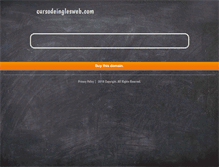 Tablet Screenshot of cursodeinglesweb.com